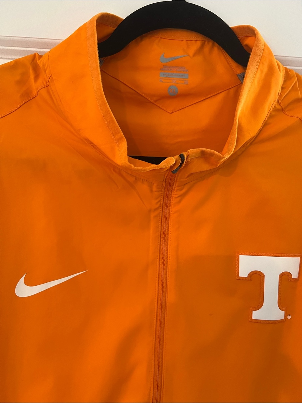 Nike Orange Tennessee Volunteers Half-Zip Pullover with White Logos - Picture 2 of 4